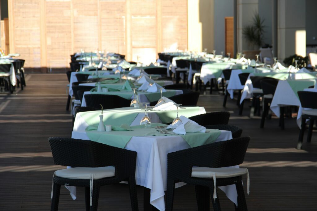 Elegant dining setup at La Quinta Resort & Club