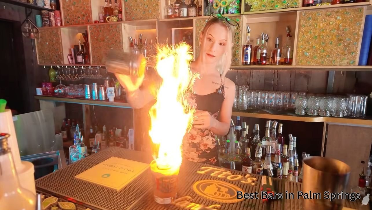 best bars palm springs